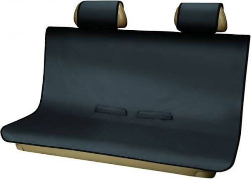 3D REAR CAR SEAT DIRT SPILLS WATER MUD AND PET HAIR PROTECTOR MEDIUM BLACK-0