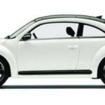 VW Beetle model car 143 White-0