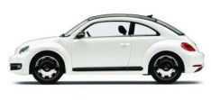 VW Beetle model car 143 White-0