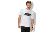 M Mens Carbon Applique Shirt White XL-0