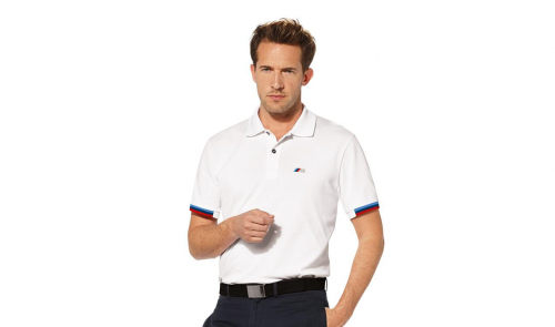 M Mens Polo Shirt White S-0