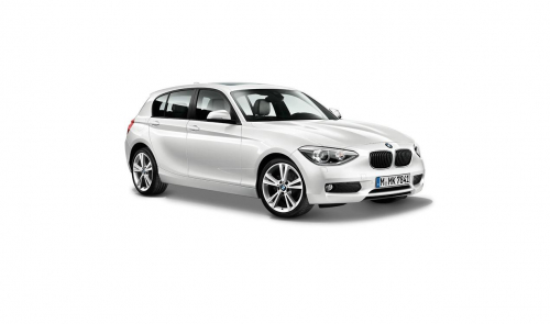 BMW 1 Series 5Door F20 Mineral White 1:18 scale-0
