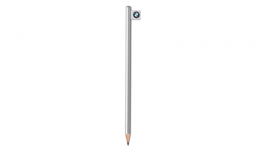 Flag Label Pencil Silver-0