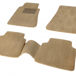 3D UNIVERSAL CAR MAT CHIC ANTI-SKID SAFETY WATER-PROOF BEIGE 4 PIECES-0
