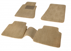 3D UNIVERSAL CAR MAT CHIC ANTI-SKID SAFETY WATER-PROOF BEIGE 4 PIECES-0