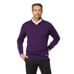Mens Knitted Polo Sweater-0