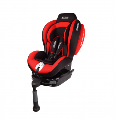 SPARCO F500i ISOFIX CHILD SEAT GROUP 1 (9-18 KG) RED-0