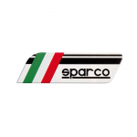 SPARCO EMBLEM SILVER/BLACK ITALIAN-0
