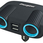Energizer Twin Socket Adaptor With USB Ports-0