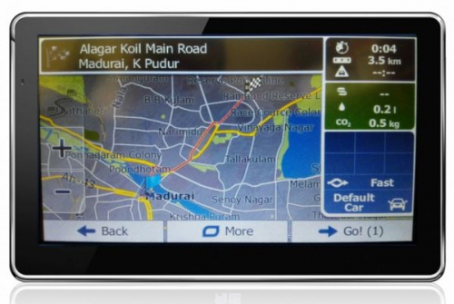 Jeva INDIA - 5inch CAR GPS NAVIGATOR with REVERSE CAMERA -0