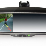 ALMANI REAR VIEW MIRROR WITH LCD TFT Mirror Color Screen-0