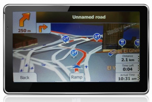 Jeva EGYPT - 5inch HD CAR GPS NAVIGATION, (Free) REVERSE CAMERA -0