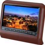 Headrest External DVD Player 9 inch ( Pair ) Brown Color-0