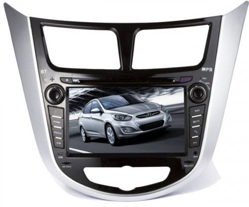 Hyundai Accent 2012 DVD Player with GPS Navigation including with Reverse Camera-0