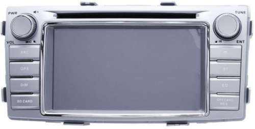 Magic Touch 7 Inch Car GPS and DVD for Toyota HILUX - Model - 2012-15-0