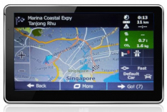 Jeva SINGAPORE, MALAYSIA - 5inch (HD) CAR GPS NAVIGATION with RV CAMERA -0
