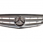 MERCEDES BENZ C-CLASS RADIATOR GRILLE SILVER-0