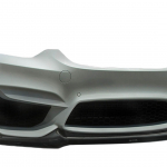 BMW 3 SERIES (F30/F31) M3 V-Style VRS GTS Front Add On Spoiler Carbon Fiber PP 2×2 Glossy-0