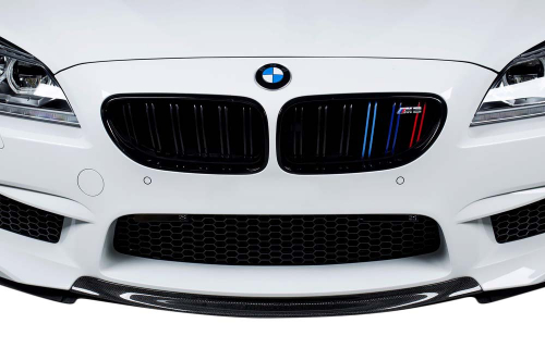 BMW 6 SERIES (F12/F13) M6 V-Style VRS Aero Front Add On Spoiler Carbon Fiber PP 1×1 Glossy-10480