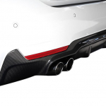 BMW 4 SERIES (F32/F33) Performance Style Rear diffuser. For 2 sides each 2 tail pipes-10408