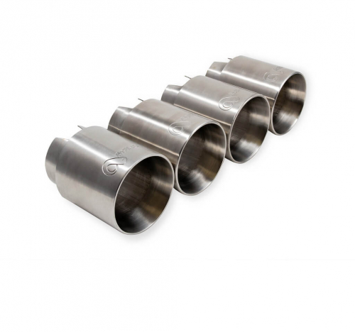 BMW 4 SERIES (F32/F33) "M4 V-Style" VRS GTS 90mm Stainless Steel Exhaust Tip Set - Black Diamond Finish-0