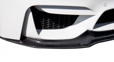 BMW 4 SERIES (F32/F33) M4 V-Style VRS GTS Front Add On Spoiler Carbon Fiber PP 2x2 Glossy-0