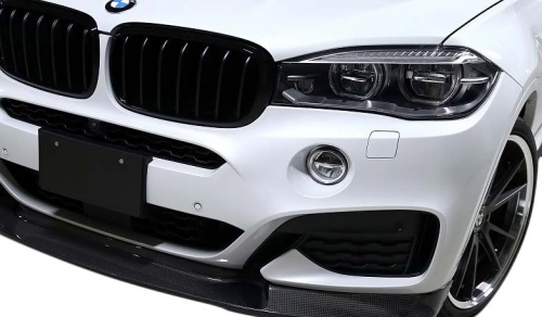 BMW X6 (F16) Carbon V2 Front Lip Spoiler-10585