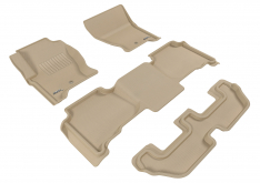 3D LAND ROVER-DISCOVERY 4 CUSTOM FIT CAR MAT BEIGE 2010-2016-0