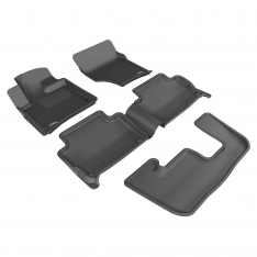 3D AUDI-AD Q7 CUSTOM FIT CAR MAT BLACK 2006 - 2015-0