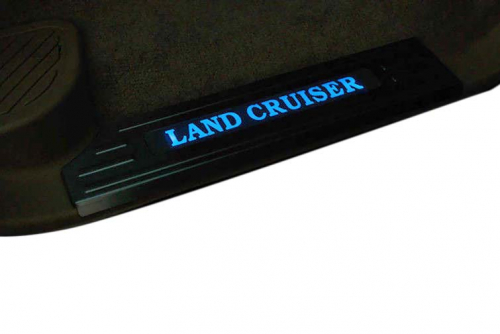 TOYOTA LAND CRUISER FJ200 2008-2014 LED LIGHT STAINLESS STEEL INNER SIDE DOOR SILL-0