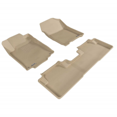 3D HONDA-HD CRV4 CUSTOM FIT CAR MAT BEIGE 2012 - 2016+-0