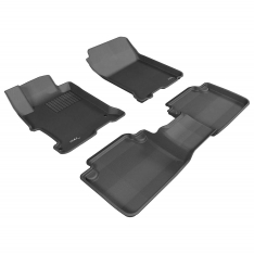 3D HONDA-HD ACCORD 9 CUSTOM FIT CAR MAT BLACK 2013 - 2016+-0