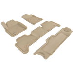 3D INFINITI- QX56(QX80)/ NISSAN PATROL CUSTOM FIT CAR MAT BEIGE 2011 – 2016+-0