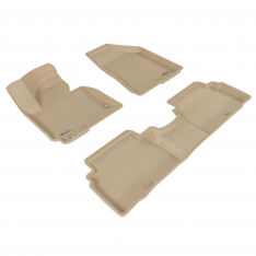 3D KIA-KA SPORTAGE CUSTOM FIT CAR MAT BEIGE 2011 - 2015-0