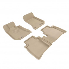 3D MERCEDES BENZ-MB E CLASS (W212) L CUSTOM FIT CAR MAT BEIGE 2014 - 2016+-0