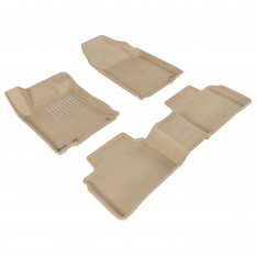 3D NISSAN-NS ALTIMA CUSTOM FIT CAR MAT BEIGE 2014 - 2016+-0