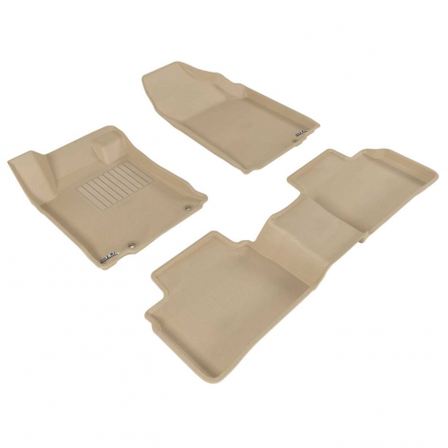 3D NISSAN-NS ALTIMA CUSTOM FIT CAR MAT BEIGE 2014 - 2016+-0