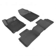 3D NISSAN-NS ALTIMA CUSTOM FIT CAR MAT BLACK 2014 - 2016+-0