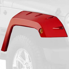 07-14 WRANGLER JK 2-4DOOR BUSHWACKER FACTORY COVERAGE POCKET STYLE F/FLARE, FRONT-0