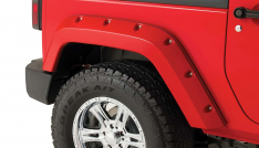 07-14 WRANGLER JK 2-DOOR BUSHWACKER FACTORY COVERAGE POCKET STYLE F/FLARE, REAR SET-0