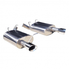 11-14 MUSTANG 3.7L V6 CORSA SPORT AXLE-BACK EXHAUST SYSTEM, DUAL REAR EXIT-0