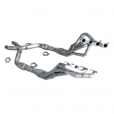 05-10 MUSTANG ARH 1-3/4" HEADERS 3" X-PIPE W/CATS REDUCE TO 2-1/2" AT THE END-0